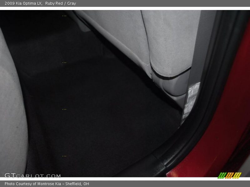 Ruby Red / Gray 2009 Kia Optima LX
