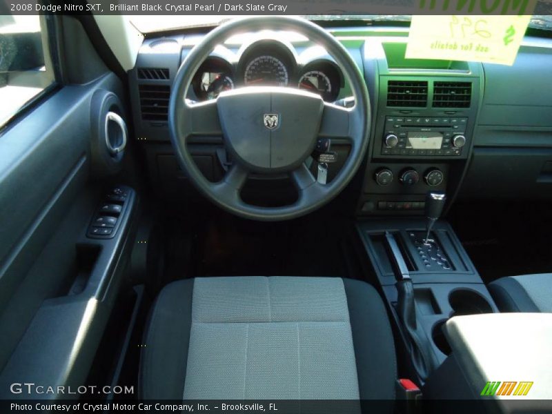 Brilliant Black Crystal Pearl / Dark Slate Gray 2008 Dodge Nitro SXT