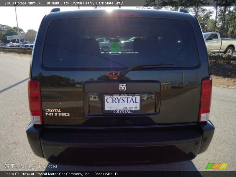 Brilliant Black Crystal Pearl / Dark Slate Gray 2008 Dodge Nitro SXT