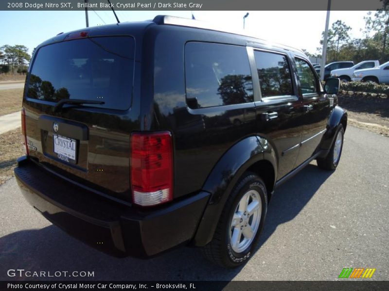 Brilliant Black Crystal Pearl / Dark Slate Gray 2008 Dodge Nitro SXT