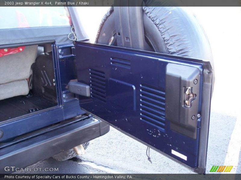 Patriot Blue / Khaki 2003 Jeep Wrangler X 4x4