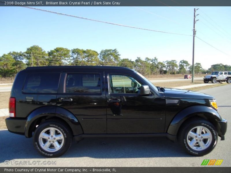 Brilliant Black Crystal Pearl / Dark Slate Gray 2008 Dodge Nitro SXT