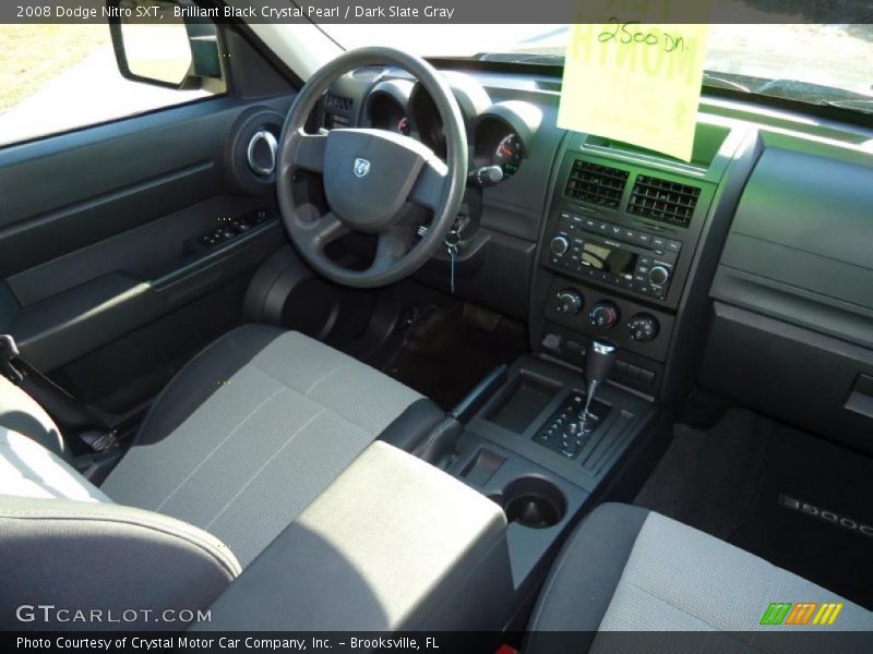 Brilliant Black Crystal Pearl / Dark Slate Gray 2008 Dodge Nitro SXT