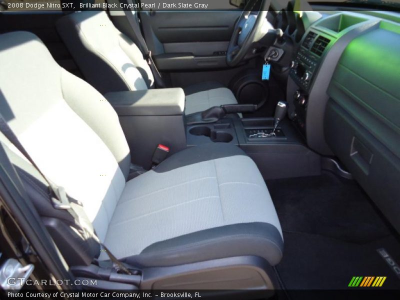 Brilliant Black Crystal Pearl / Dark Slate Gray 2008 Dodge Nitro SXT