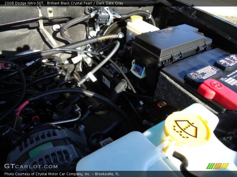 Brilliant Black Crystal Pearl / Dark Slate Gray 2008 Dodge Nitro SXT