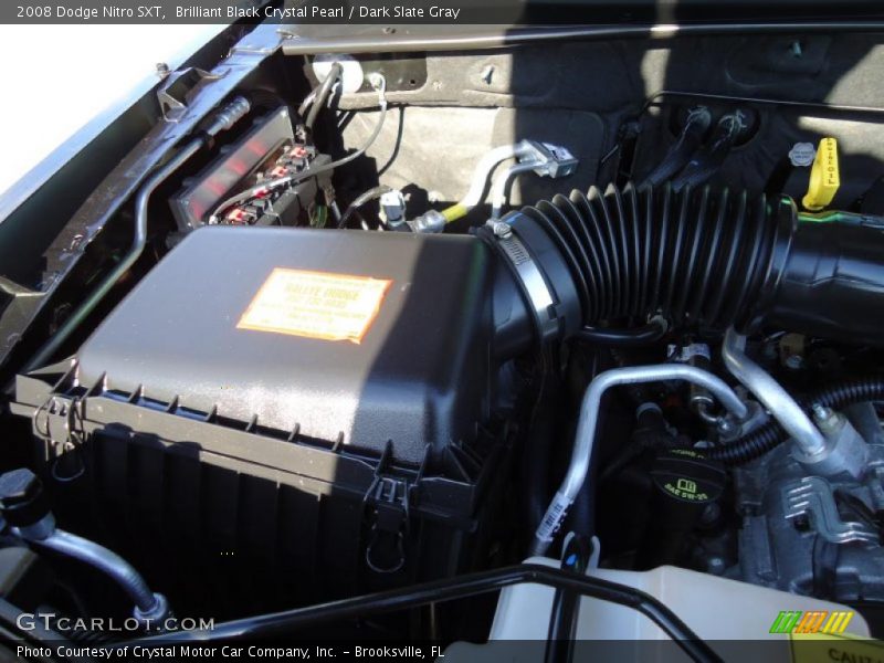 Brilliant Black Crystal Pearl / Dark Slate Gray 2008 Dodge Nitro SXT