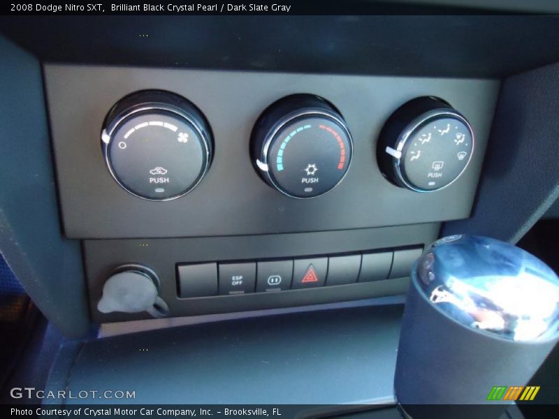 Brilliant Black Crystal Pearl / Dark Slate Gray 2008 Dodge Nitro SXT