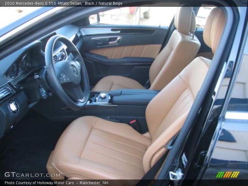 Black / Natural Beige 2010 Mercedes-Benz E 550 4Matic Sedan