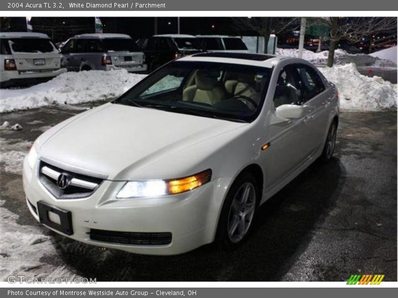 White Diamond Pearl / Parchment 2004 Acura TL 3.2