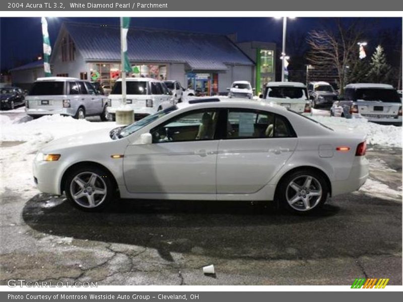 White Diamond Pearl / Parchment 2004 Acura TL 3.2