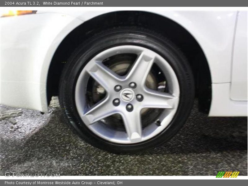 White Diamond Pearl / Parchment 2004 Acura TL 3.2