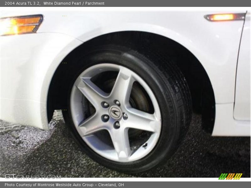 White Diamond Pearl / Parchment 2004 Acura TL 3.2