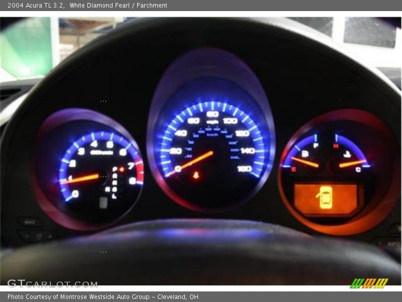 White Diamond Pearl / Parchment 2004 Acura TL 3.2