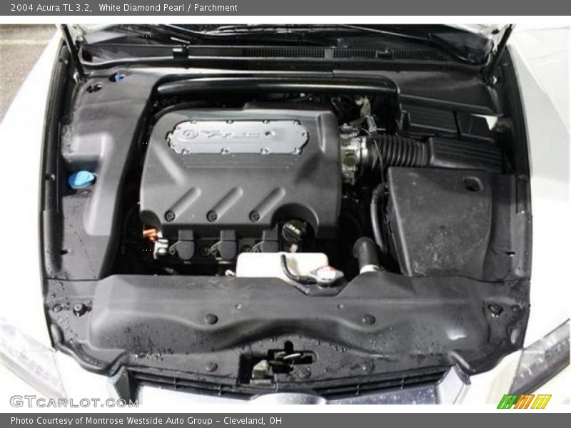 White Diamond Pearl / Parchment 2004 Acura TL 3.2