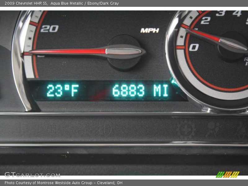 Aqua Blue Metallic / Ebony/Dark Gray 2009 Chevrolet HHR SS
