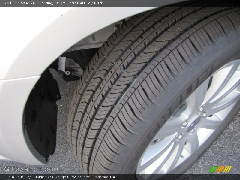 Bright Silver Metallic / Black 2011 Chrysler 200 Touring