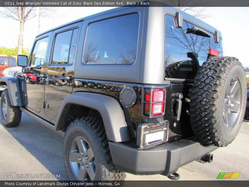 Black / Black 2011 Jeep Wrangler Unlimited Call of Duty: Black Ops Edition 4x4