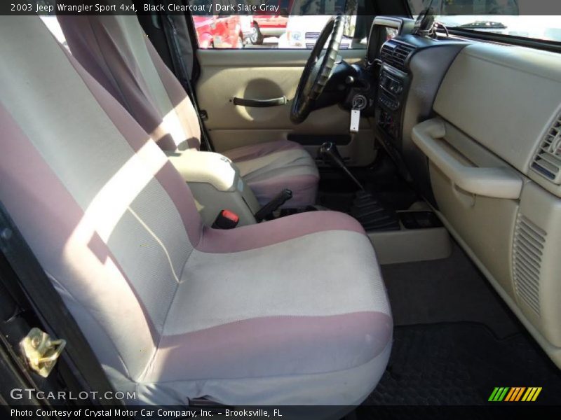 Black Clearcoat / Dark Slate Gray 2003 Jeep Wrangler Sport 4x4