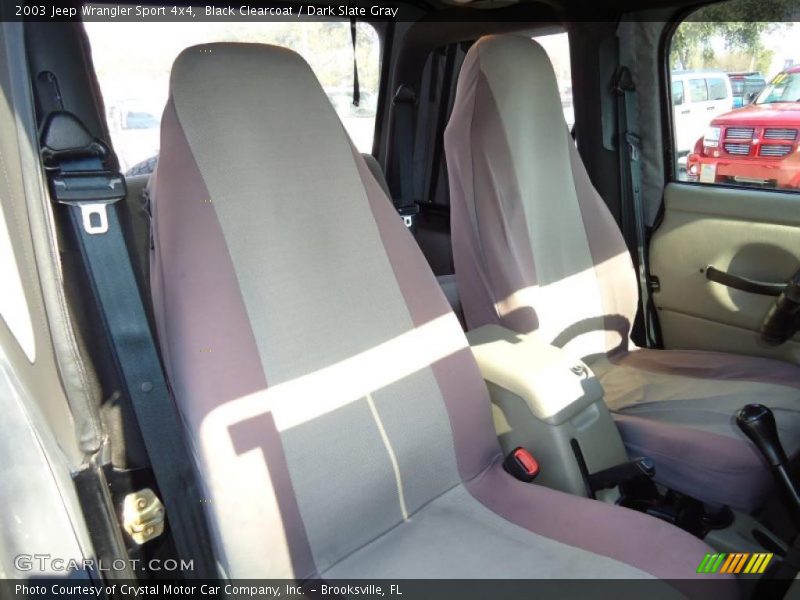 Black Clearcoat / Dark Slate Gray 2003 Jeep Wrangler Sport 4x4