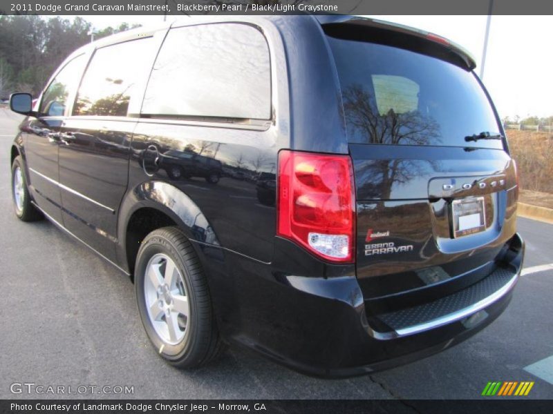 Blackberry Pearl / Black/Light Graystone 2011 Dodge Grand Caravan Mainstreet