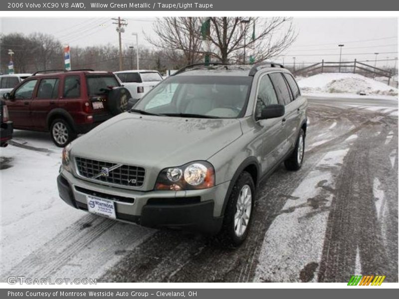 Willow Green Metallic / Taupe/Light Taupe 2006 Volvo XC90 V8 AWD