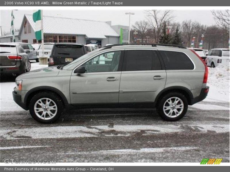 Willow Green Metallic / Taupe/Light Taupe 2006 Volvo XC90 V8 AWD
