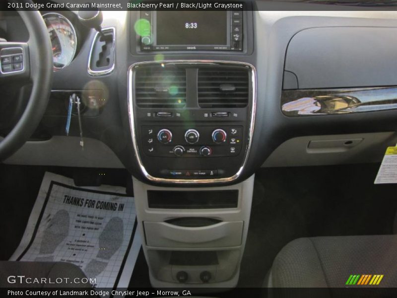 Blackberry Pearl / Black/Light Graystone 2011 Dodge Grand Caravan Mainstreet