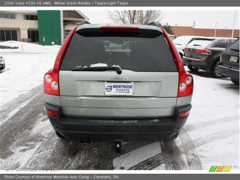 Willow Green Metallic / Taupe/Light Taupe 2006 Volvo XC90 V8 AWD