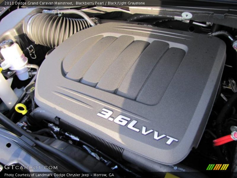 Blackberry Pearl / Black/Light Graystone 2011 Dodge Grand Caravan Mainstreet