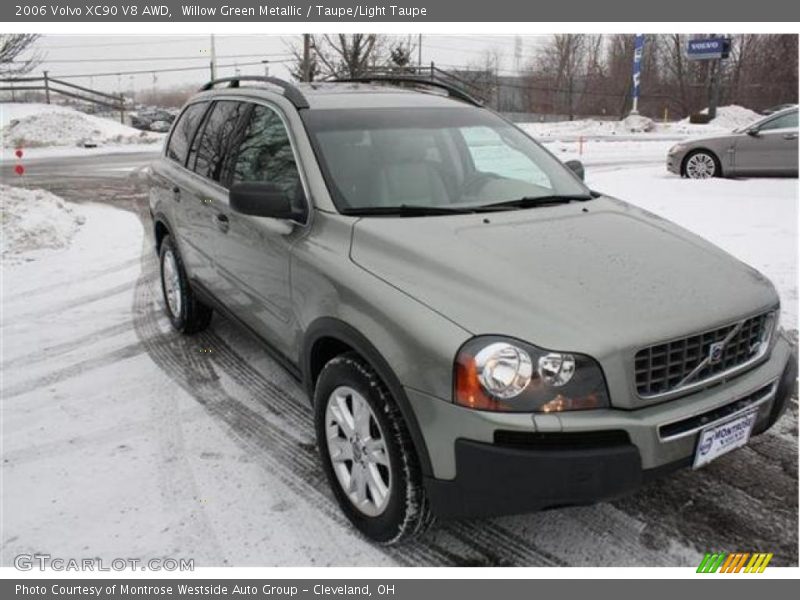 Willow Green Metallic / Taupe/Light Taupe 2006 Volvo XC90 V8 AWD