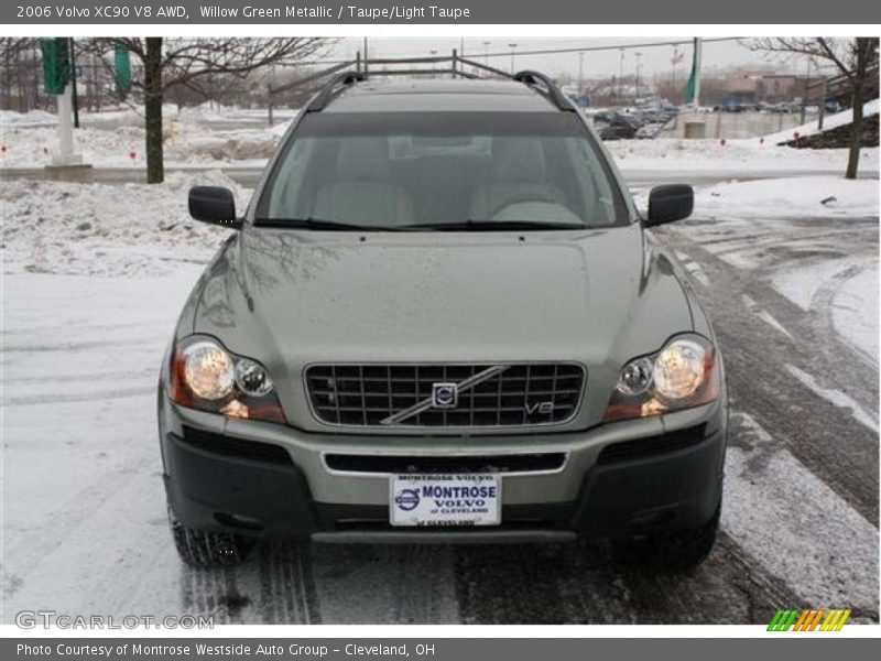 Willow Green Metallic / Taupe/Light Taupe 2006 Volvo XC90 V8 AWD