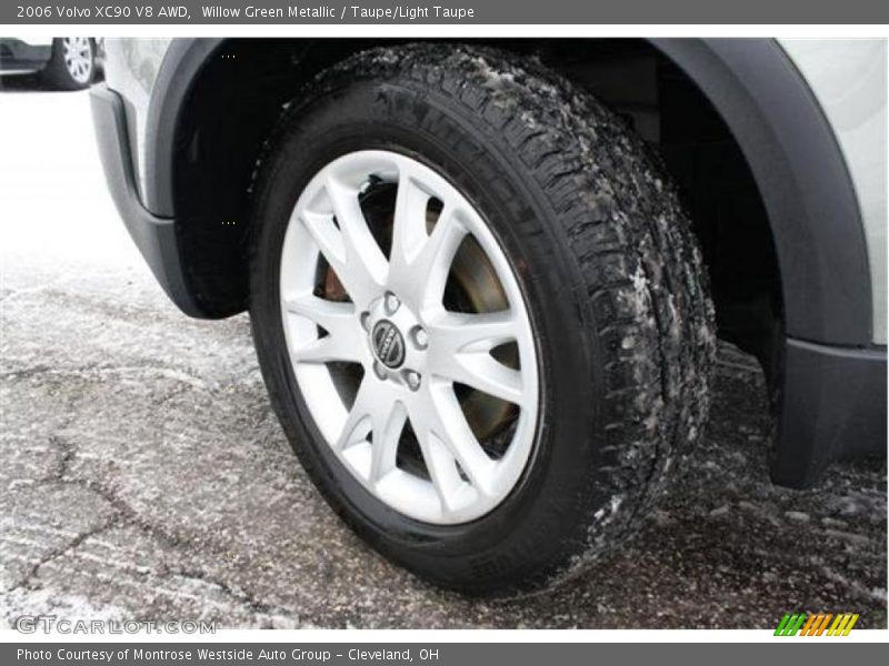 Willow Green Metallic / Taupe/Light Taupe 2006 Volvo XC90 V8 AWD