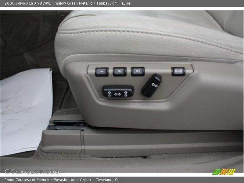 Willow Green Metallic / Taupe/Light Taupe 2006 Volvo XC90 V8 AWD