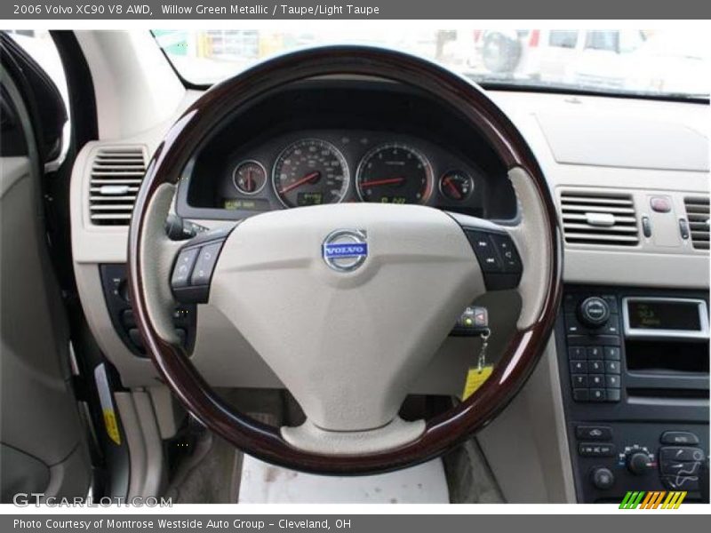 Willow Green Metallic / Taupe/Light Taupe 2006 Volvo XC90 V8 AWD