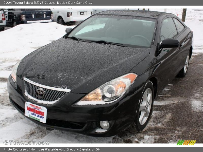 Black / Dark Stone Gray 2004 Toyota Solara SLE V6 Coupe