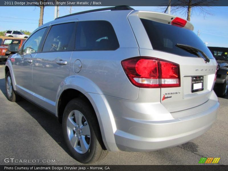 Bright Silver Metallic / Black 2011 Dodge Journey Express