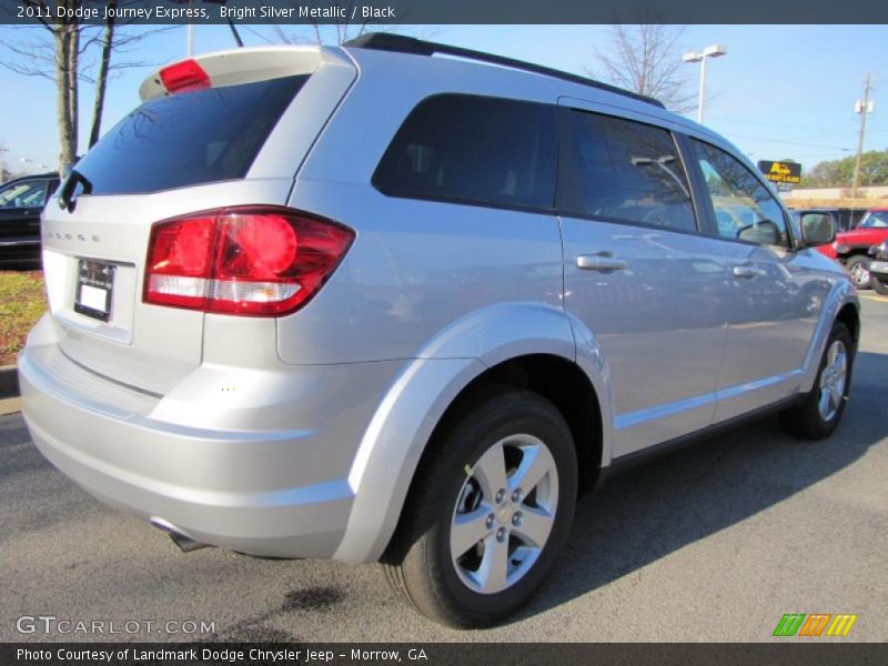 Bright Silver Metallic / Black 2011 Dodge Journey Express