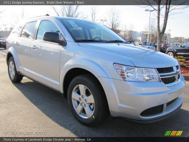 Bright Silver Metallic / Black 2011 Dodge Journey Express