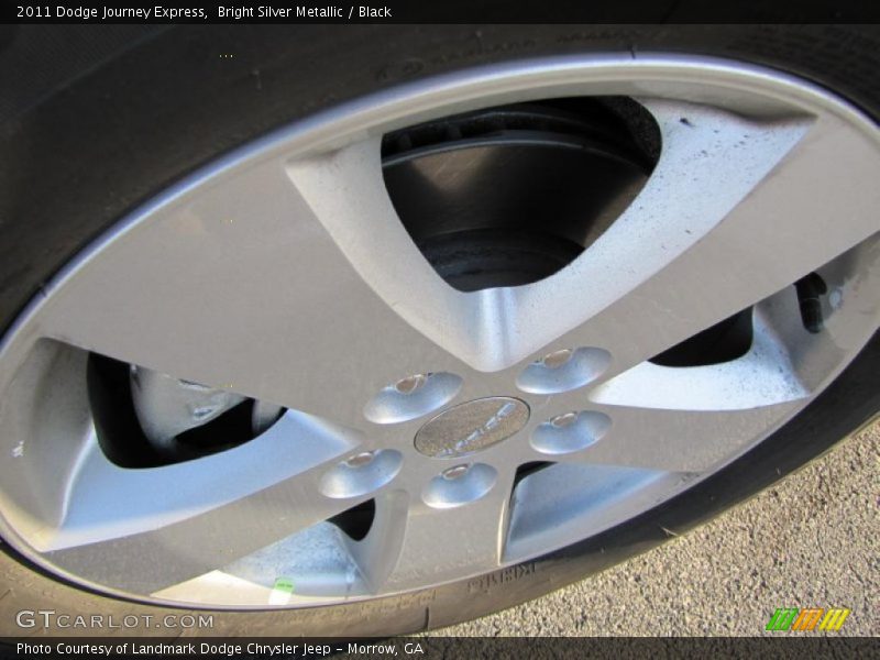 Bright Silver Metallic / Black 2011 Dodge Journey Express