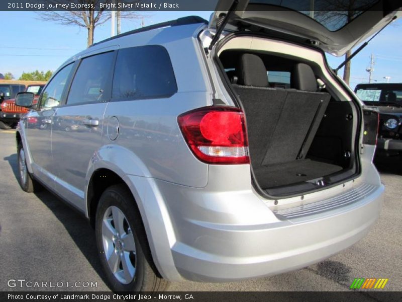 Bright Silver Metallic / Black 2011 Dodge Journey Express