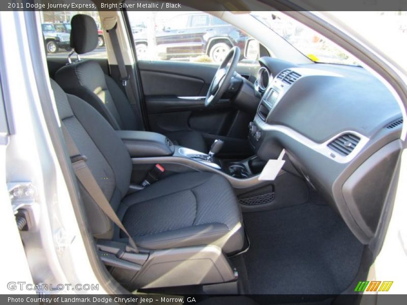 Bright Silver Metallic / Black 2011 Dodge Journey Express