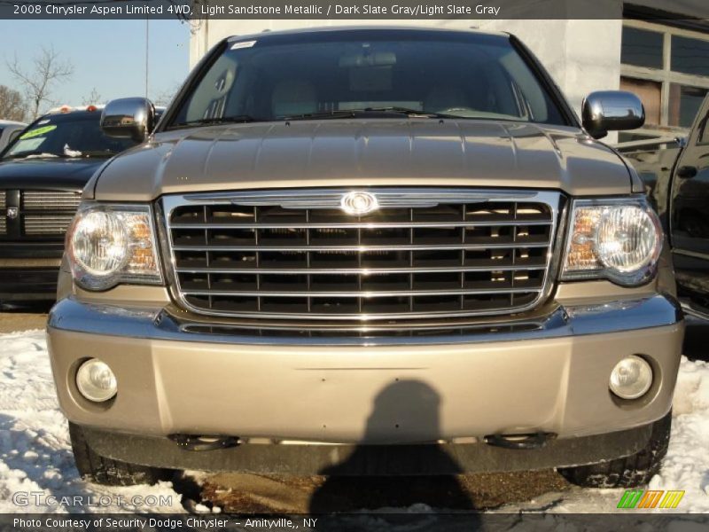 Light Sandstone Metallic / Dark Slate Gray/Light Slate Gray 2008 Chrysler Aspen Limited 4WD