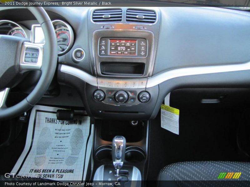 Bright Silver Metallic / Black 2011 Dodge Journey Express