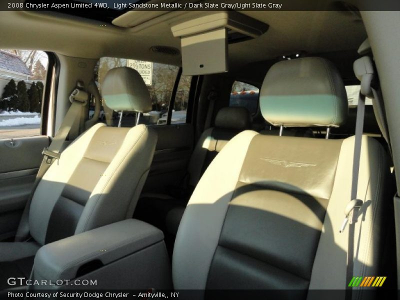 Light Sandstone Metallic / Dark Slate Gray/Light Slate Gray 2008 Chrysler Aspen Limited 4WD