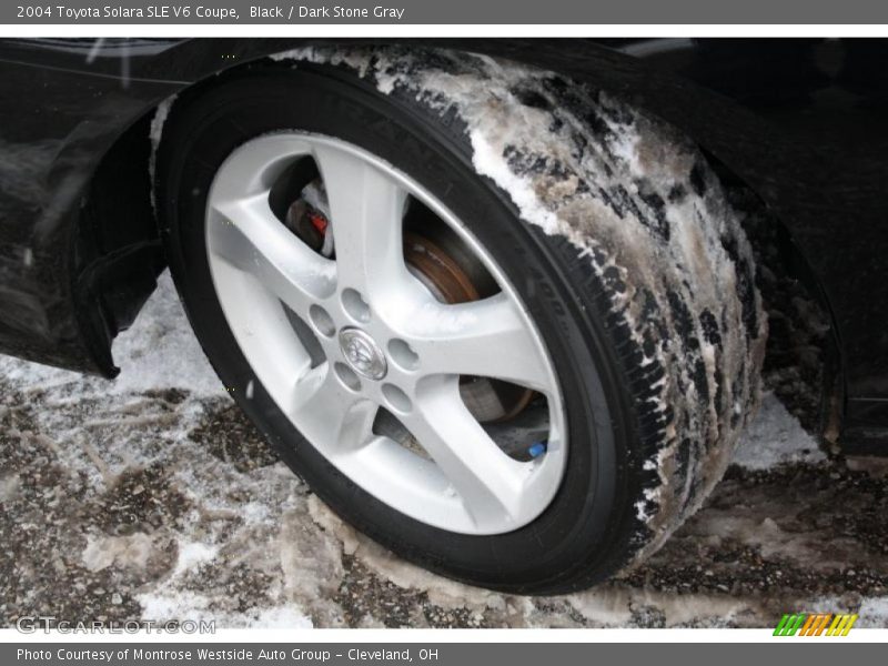 Black / Dark Stone Gray 2004 Toyota Solara SLE V6 Coupe