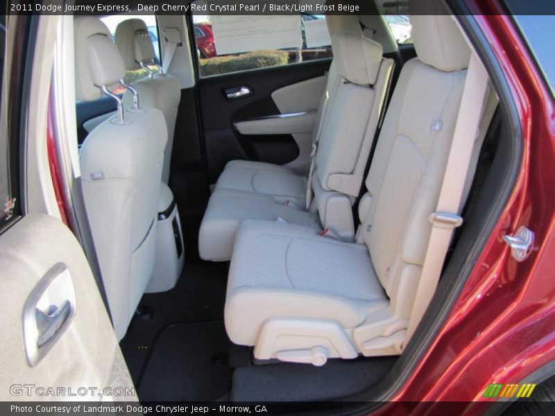 Deep Cherry Red Crystal Pearl / Black/Light Frost Beige 2011 Dodge Journey Express