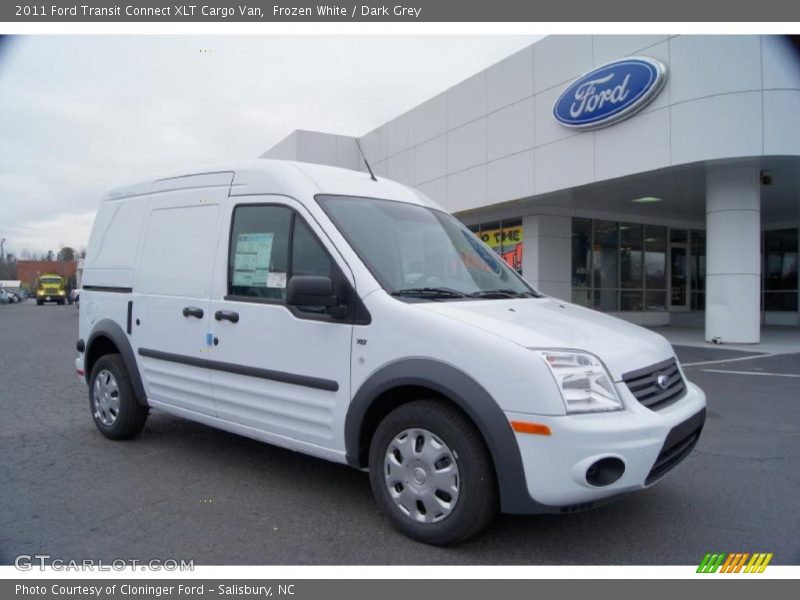 Front 3/4 View of 2011 Transit Connect XLT Cargo Van