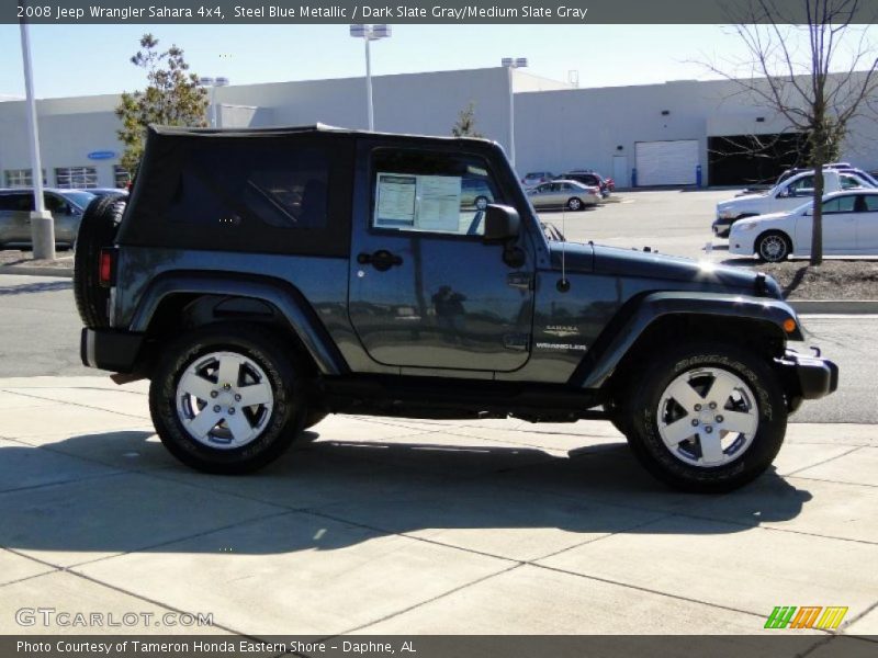 Steel Blue Metallic / Dark Slate Gray/Medium Slate Gray 2008 Jeep Wrangler Sahara 4x4