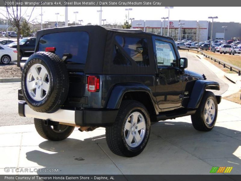 Steel Blue Metallic / Dark Slate Gray/Medium Slate Gray 2008 Jeep Wrangler Sahara 4x4