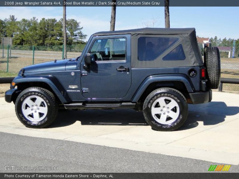 Steel Blue Metallic / Dark Slate Gray/Medium Slate Gray 2008 Jeep Wrangler Sahara 4x4